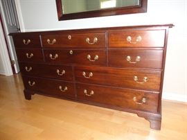 Stickley dresser with matching Stickley mirror
