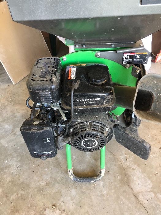 Tazz Viper 21cc Chipper Shredder. Powerful engine, strong enough to chip branches up to 3 inches in diameter.  The rugged hopper stands at only 34 inches high.  This chipper retails for $649