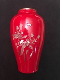Enamel vase