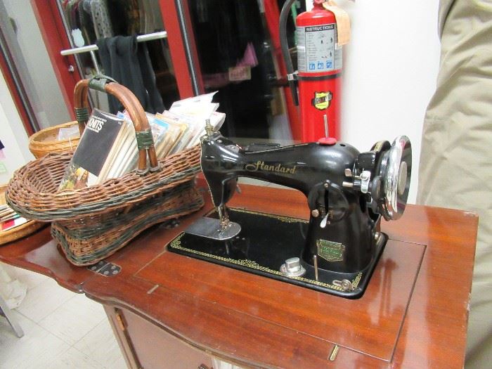 Sewing Machine, books