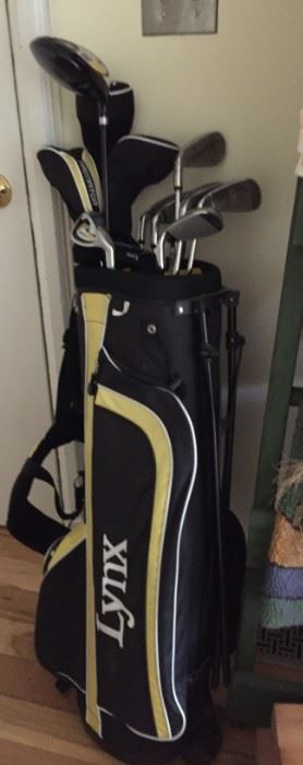 Lynx Golf Bag and Clubs,