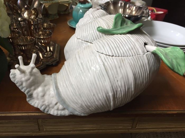 Covered Snail Tureen.