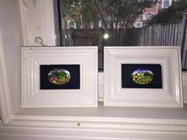 Framed Pins.