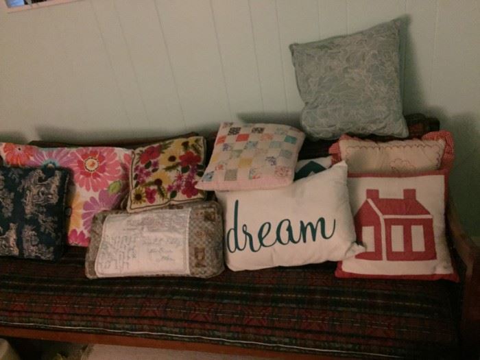 Assorted Pillows.