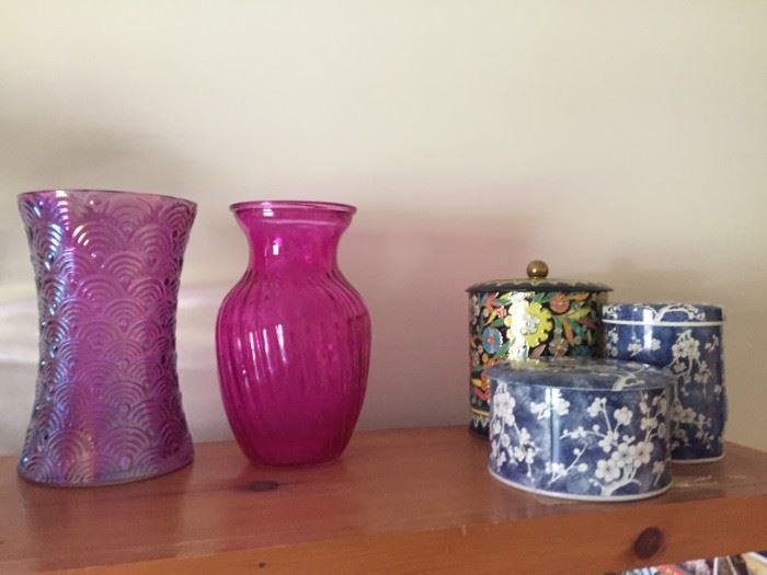 Vases and Canisters.