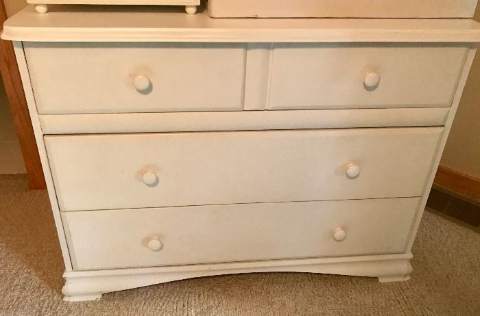 White dresser