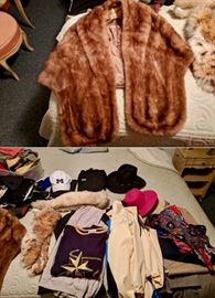 Clothing including Mink Stole