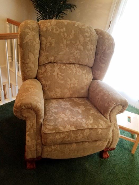 Beautiful Floral Wing Chair
