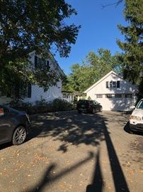 Tent coming with huge, deep garage....