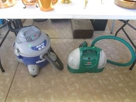 Shop Vac & Bissell Floor Scrubber