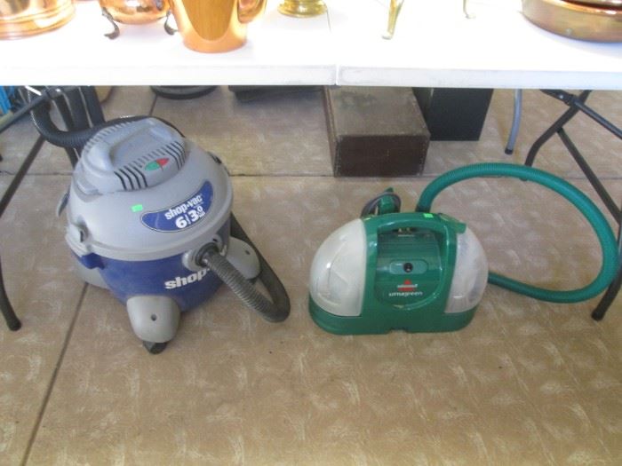Shop Vac & Bissell Floor Scrubber