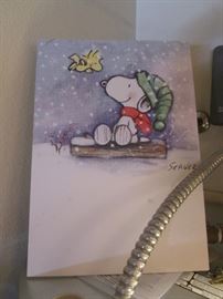 Snoopy & Woodstock, too cute!