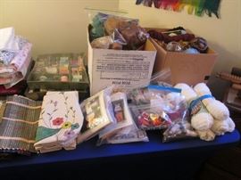 Threads, Yarn and Bagged Goodies