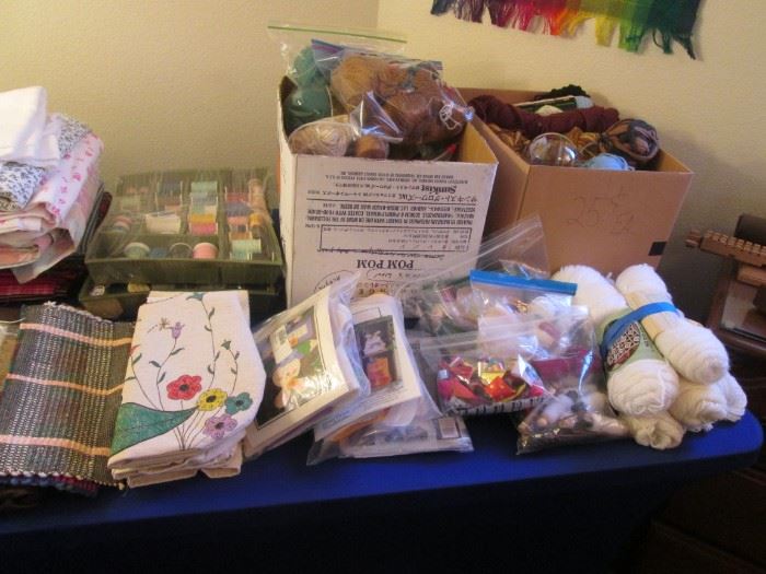 Threads, Yarn and Bagged Goodies