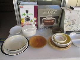 Lots of Kitchen Items for home use or entertaining!