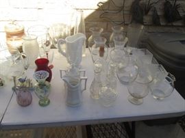Cruets, Cream/Sugar, Pitchers, Vases