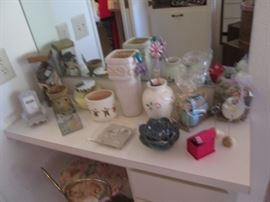 Vases & Vanity Chair