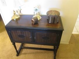 Older 2-Door Cabinet, nice detail! Anniversary Clock