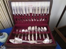 70 Piece Set Holmes & Edwards Danish Princess