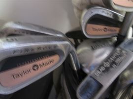 Taylor Made Gold Club Plus Miscellaneous Clubs