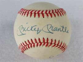 Mickey Mantle Autographed Baseball (JSA COA)
