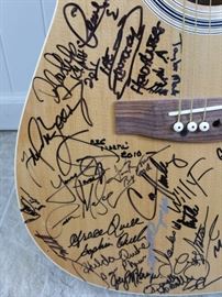 Grand Ole Opry Displayed Autographed Country Music Gibson Guitar
