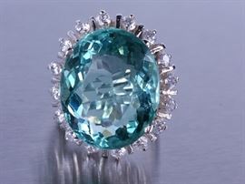 16ct Tourmaline Estate Ring
