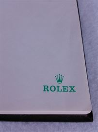 Vintage Rolex Leather Folder Notepad
