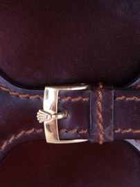 Vintage Rolex Leather Folder Notepad
