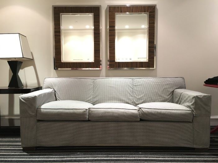 26) Slip Cover Sofa in Kravet color 81. 