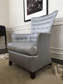 11) Lewis James/Rosselli "Leuwellyn" High Back Arm Chair