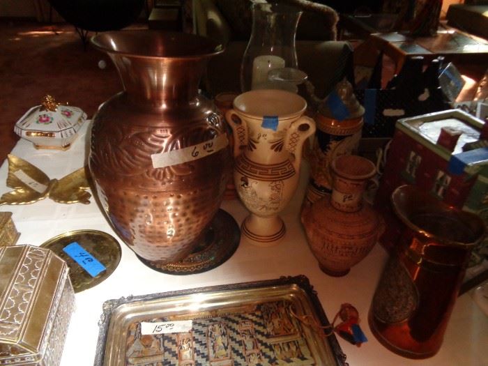 COPPER AND BRASS ITEMS