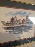 Memphis Skyline!! signed & numbered by Lafayette Ragsdale
