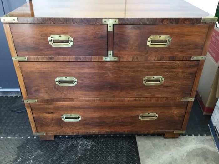 Asian Inspired 4 Drawer Cabinet