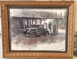 1930 Ford Model "A" Sport Coupe Giovenale Print