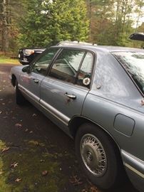 Side view of the car