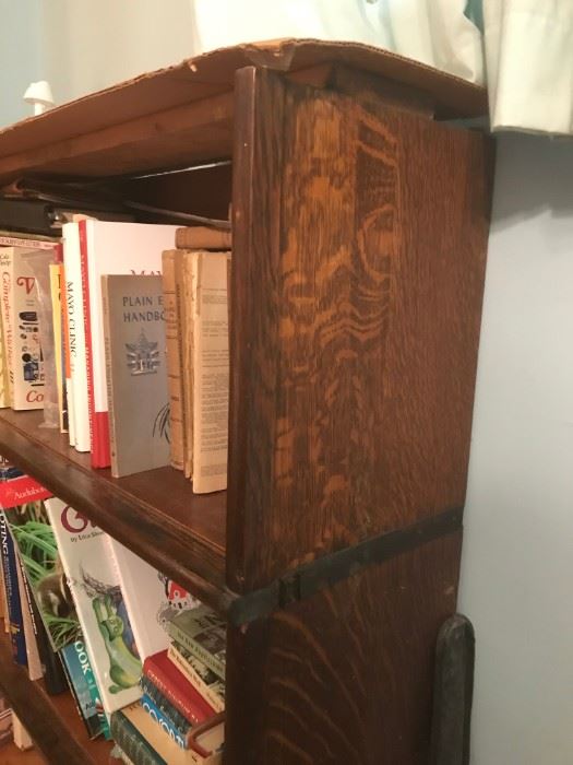 #2	4 as is section of balister bookcase  NC	 $40.00 
