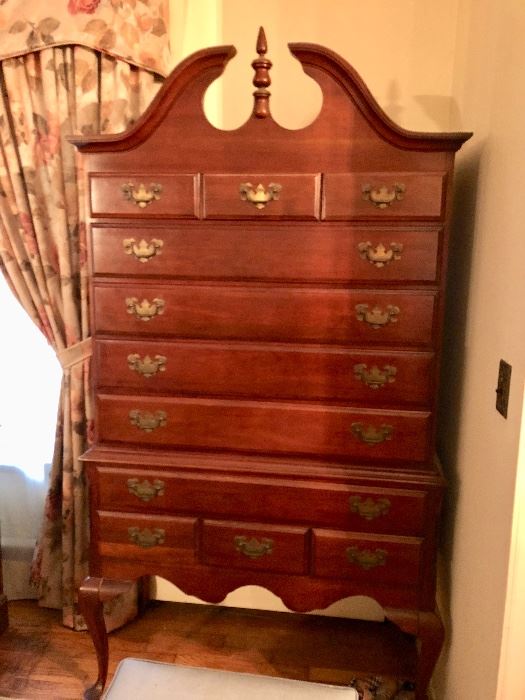 Vintage Traditional Highboy chest 
