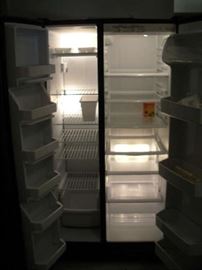 Kitchen:  This is the interior of the WHIRLPOOL side-by-side.