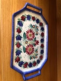 Hand painted French platter