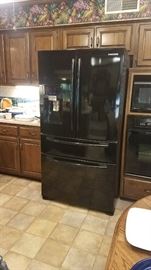Samsung RF4287HABP refrigerator, like new