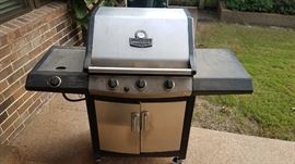 Char-Broil commercial series gas grill with side burner