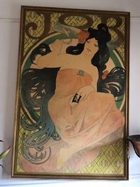 vintage Mucha poster