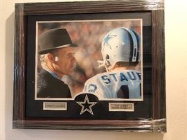 Tom Landry and Roger Staubach