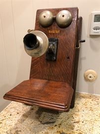 Antique Crank Telephone