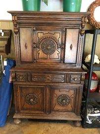 Antique Cabinet, there is also a matching Buffet