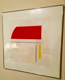 Several large Geometric Abstracts by Ilya Bolostowsky