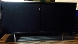 MCM, Florence Knoll, ebony stained credenza