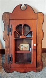 antique wall cabinet