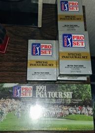 Pro Set PGA Tour trading card sets in plastic -- WHITE BEDROOM